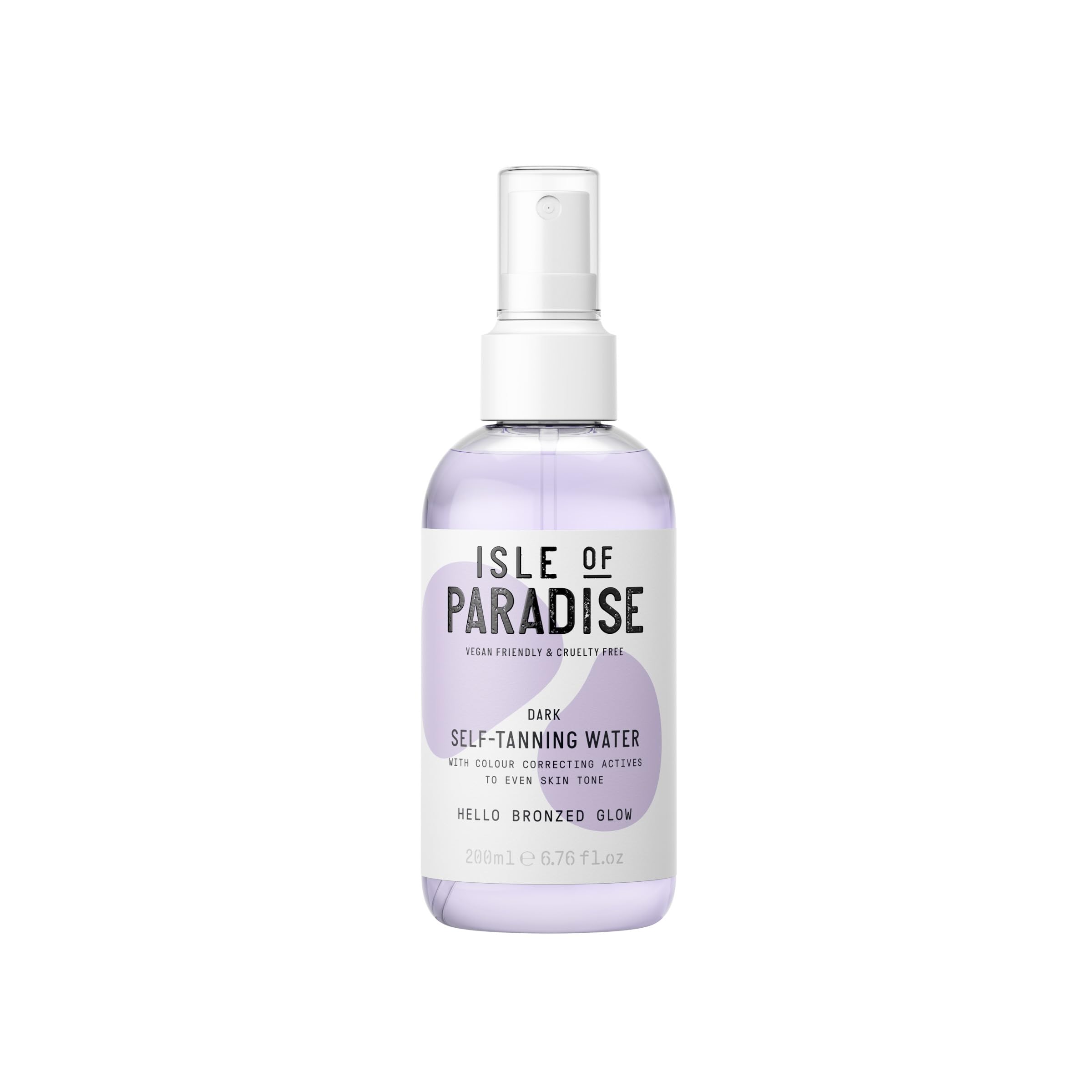 Isle of Paradise Dark Self-Tanning Water – Hydrating Vegan Bronzing Mist 200ml