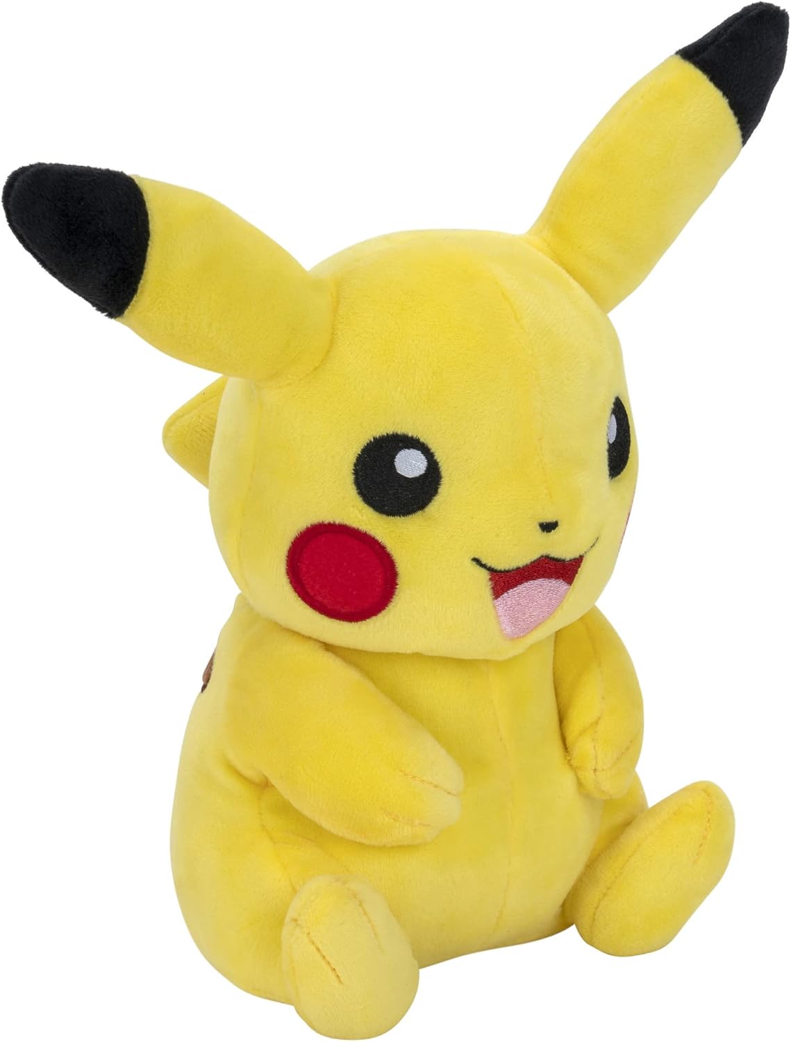 Snaps Pokemon Pikachu Plush – 8 Inch Collectible Stuffed Animal Toy