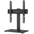 BONTEC Swivel TV Stand | Height Adjustable Table Top for 24-60 inch