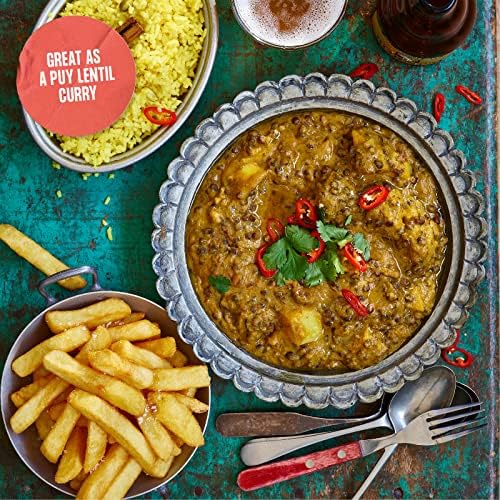 Merchant Gourmet Puy Lentils – High Protein Vegan Legumes – 8 x 300g