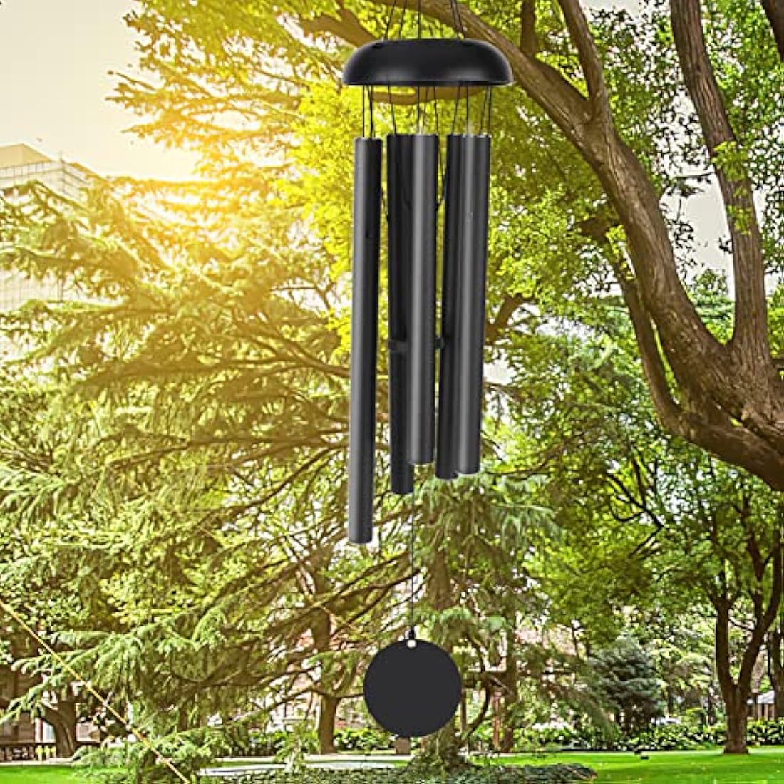 31" Memorial Wind Chimes – Deep Tone Aluminum Outdoor Decor