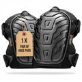 Heavy-Duty Gel Work Knee Pads – Black Professional Edition