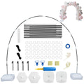 Sythrix Balloon Arch Kit – 85PCS Adjustable Stand with Water Fillable Base