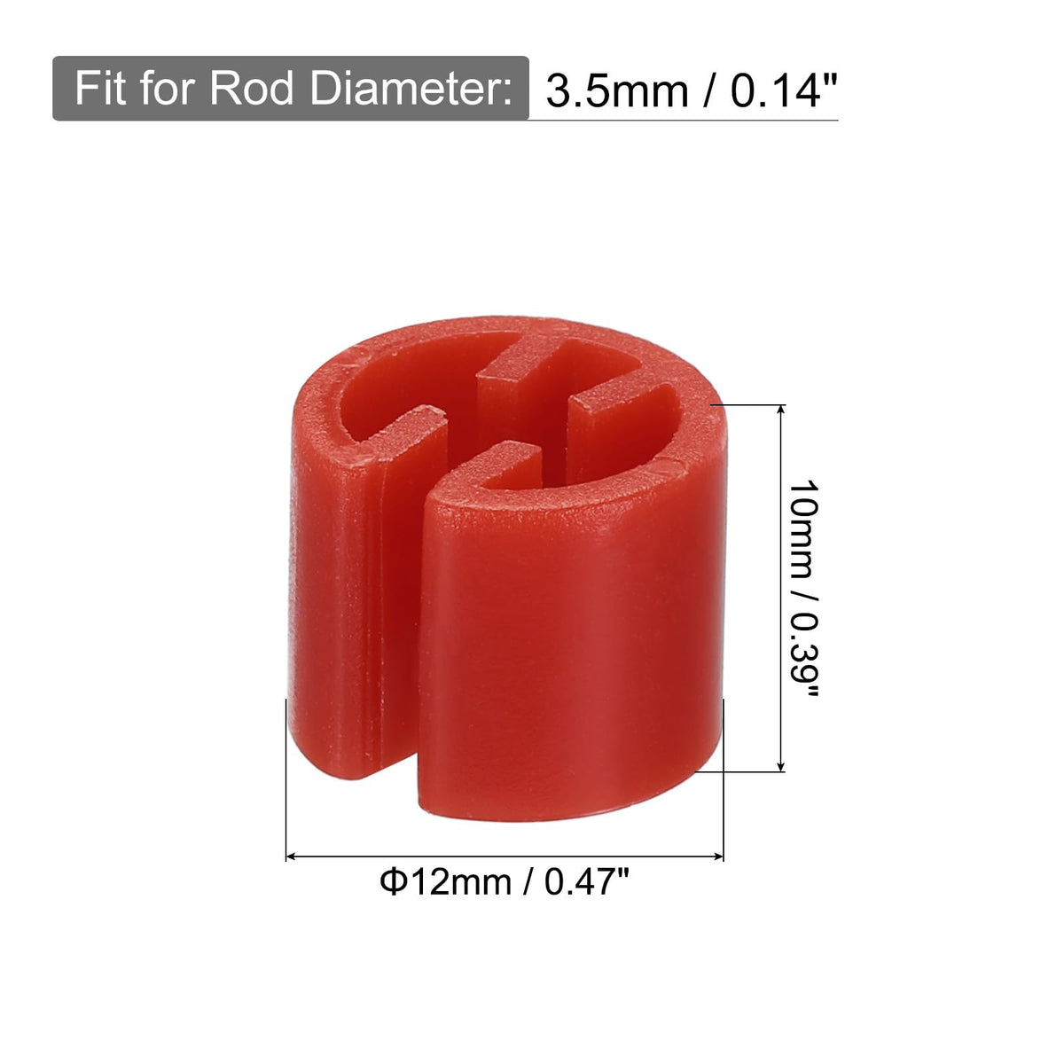 sourcing map Clothes Hanger Markers Blank Tags Fit 3.5mm Rod for Garment Color Coding 12 Color, 300pcs