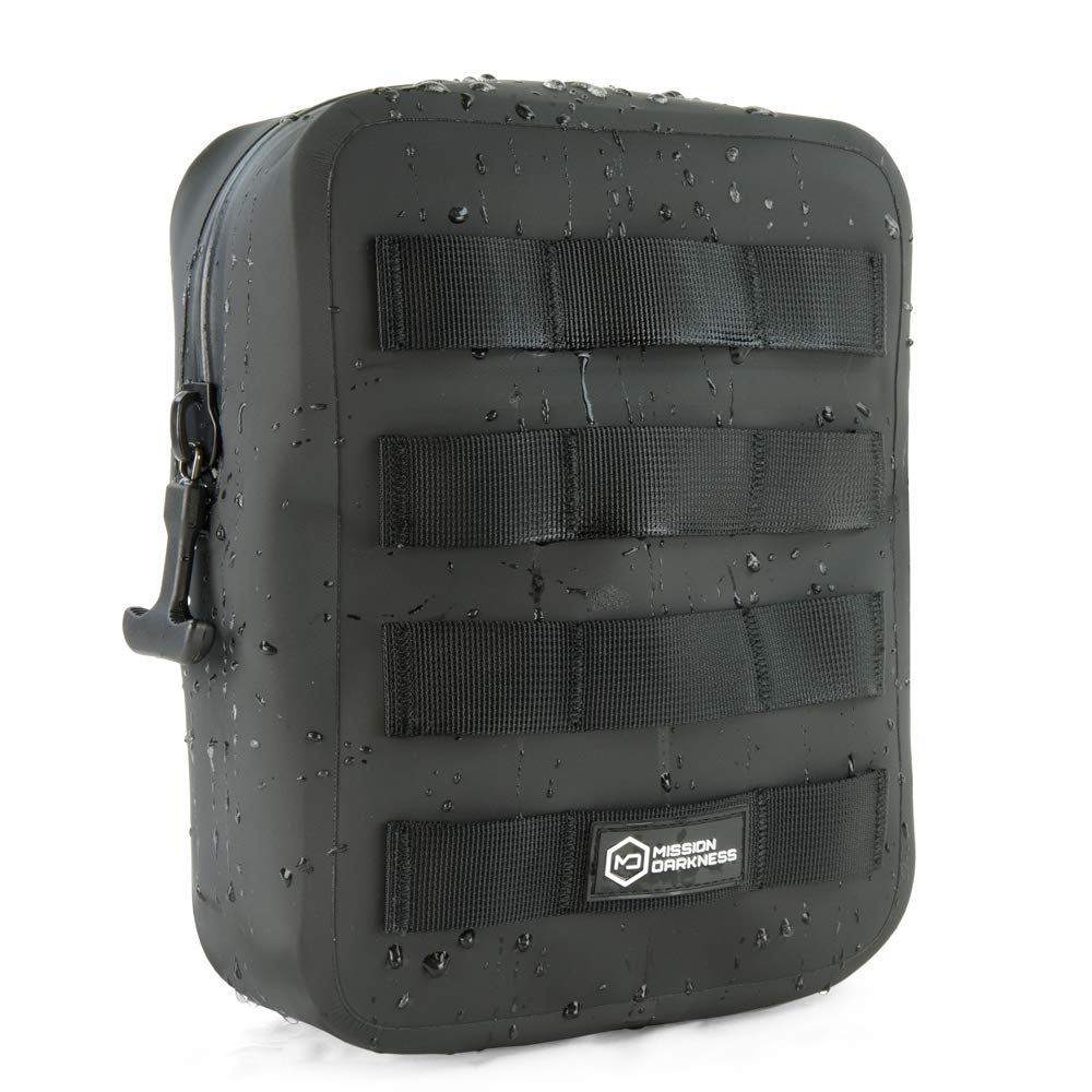 Mission Darkness Dry Shield MOLLE Faraday Pouch – Waterproof Signal Blocker