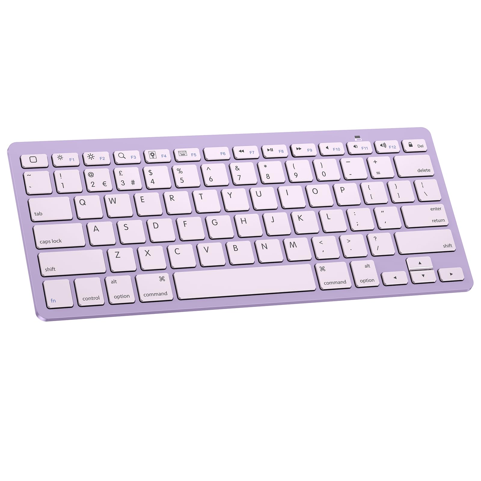 OMOTON Bluetooth Wireless Keyboard for iPad & iPhone, UK Layout, Purple