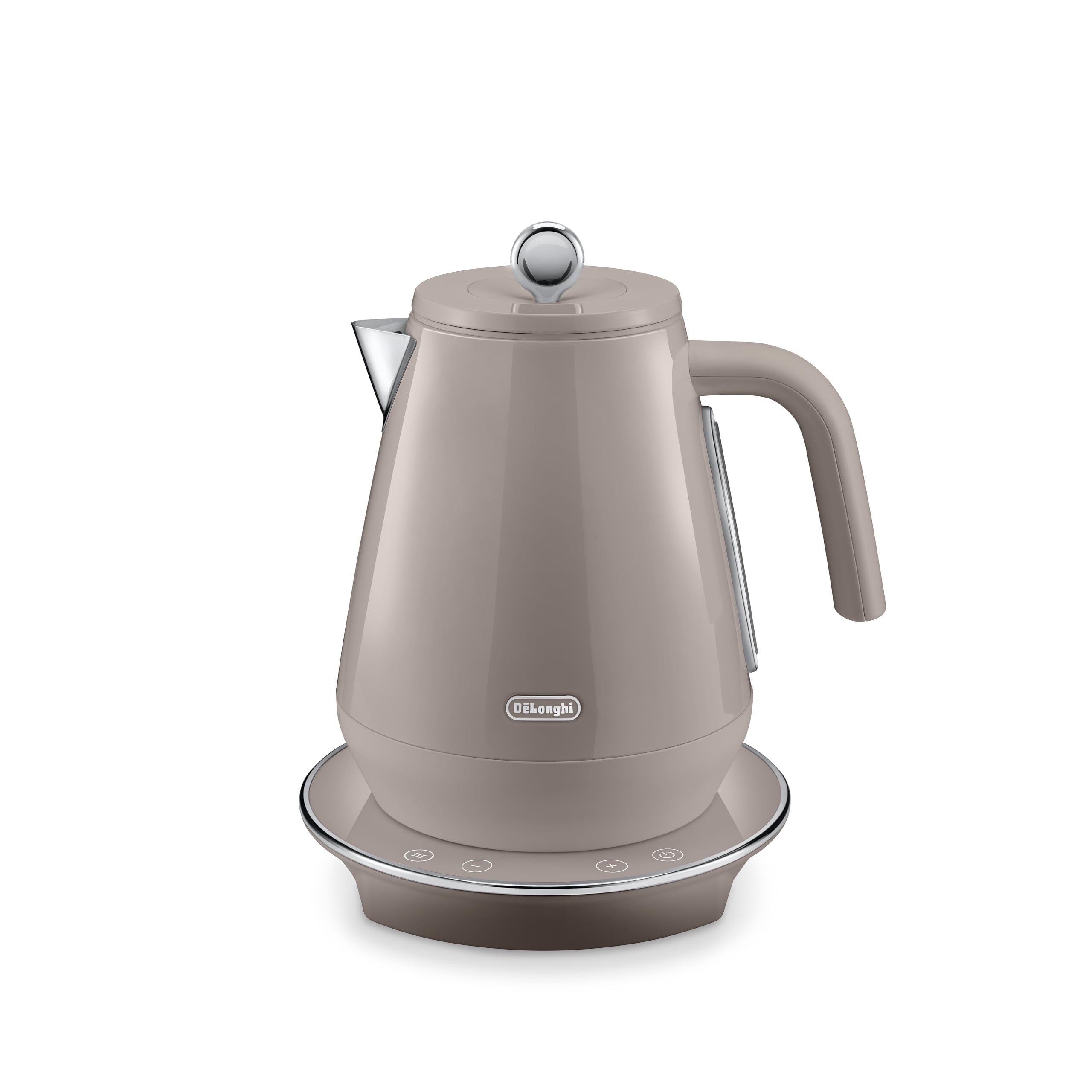 De'Longhi Eclettica Variable Temp Electric Kettle, 1.7L – Beige