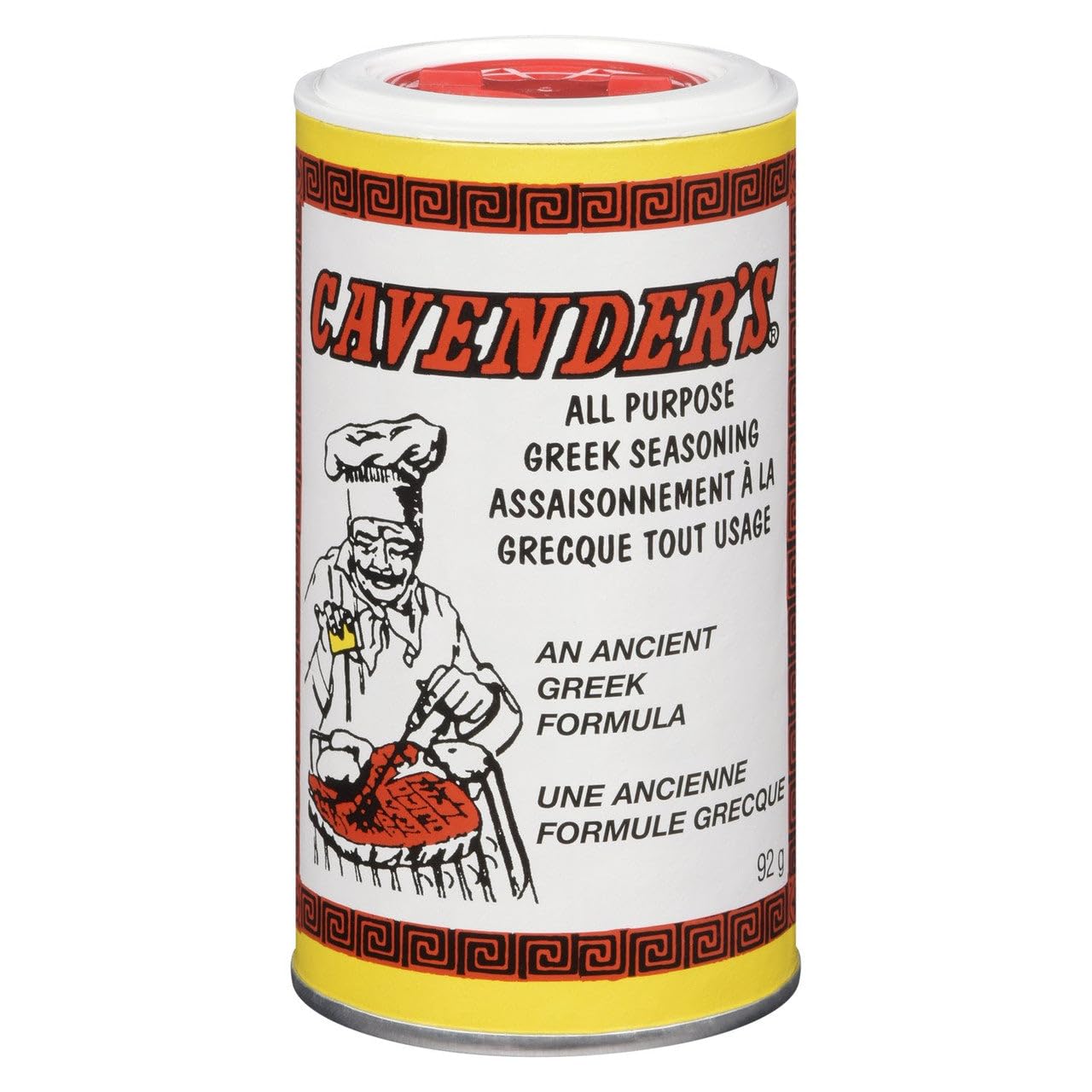 Cavender's All Purpose Greek Seasoning – Gourmet Meat & Vegetable Spice, 3.25 oz