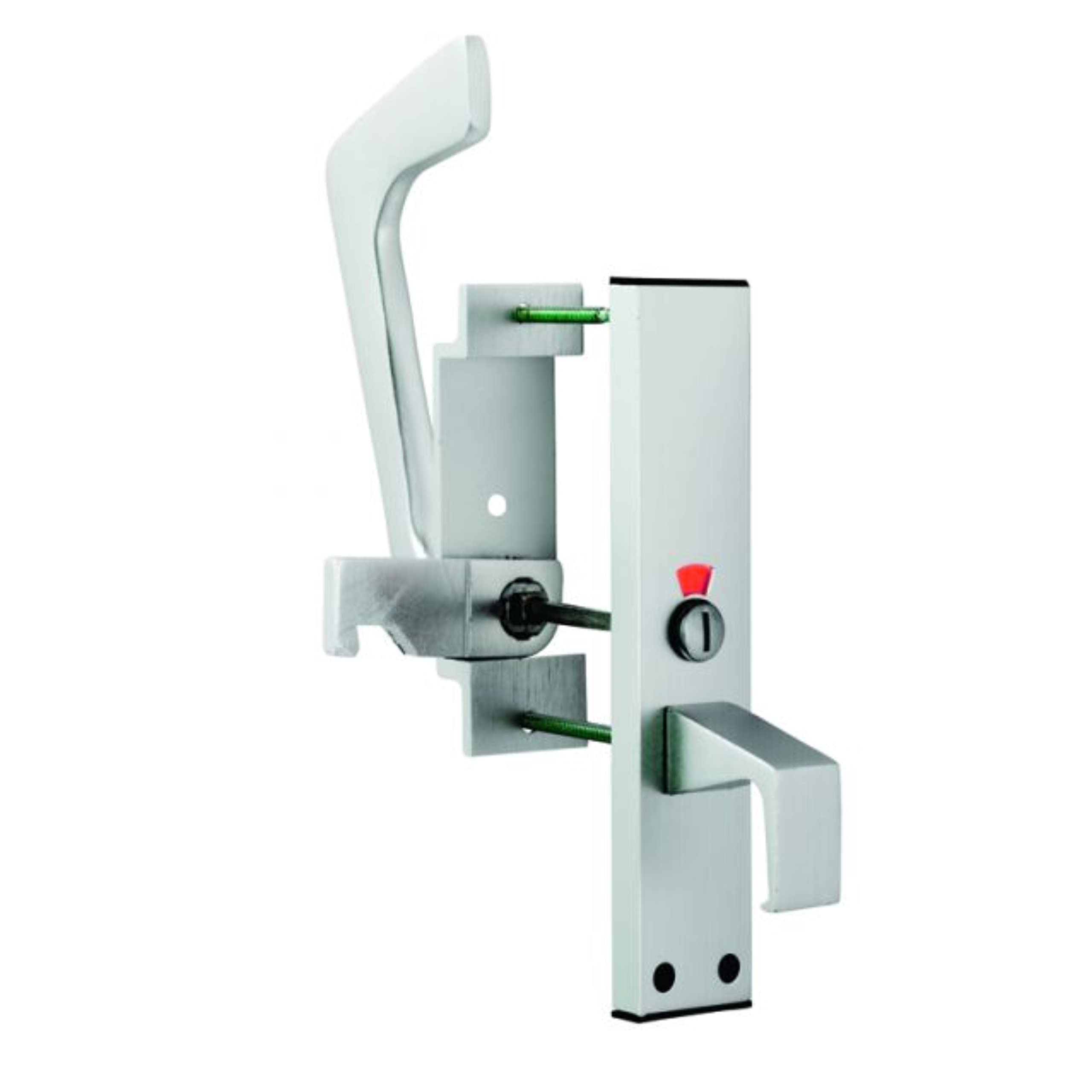Disabled Toilet Handle Set – Satin Anodised Aluminium