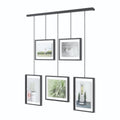 Umbra Exhibit 5-Piece Hanging Picture Frame Gallery Set | Black