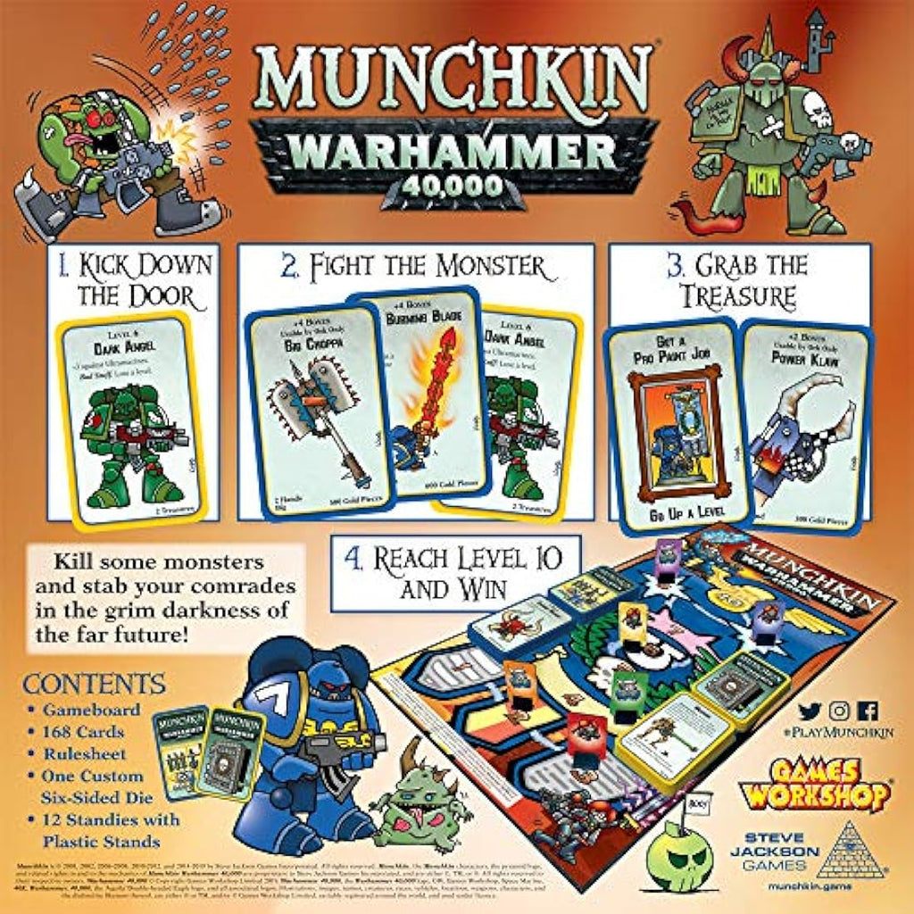 Munchkin: Warhammer 40,000 Card Game – Steve Jackson Games Strategy