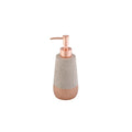 Jolof Store Concrete Soap Dispenser – Rose Gold Refillable 180ml Bottle