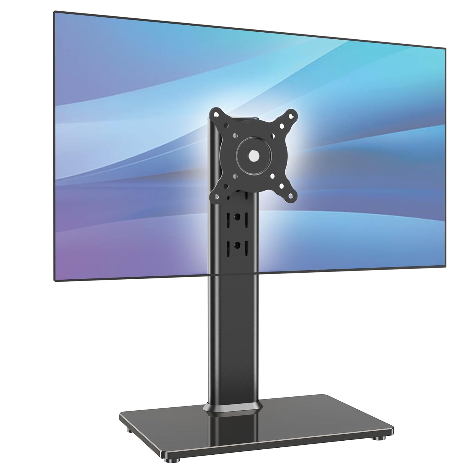 Single Monitor Stand – Height Adjustable Desk Mount Riser