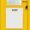 White Letterbox Post Catcher – Dog Proof Mail Catcher Bag