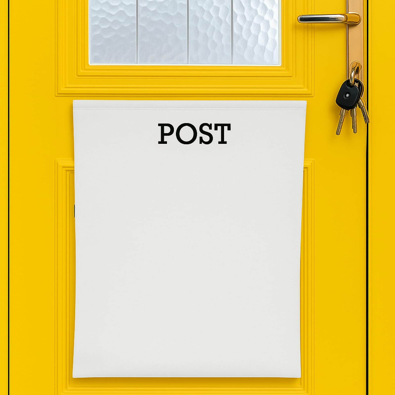 White Letterbox Post Catcher – Dog Proof Mail Catcher Bag