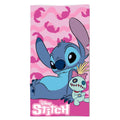 Disney Stitch Beach and Bath Towel – 100% Polyester, 70 x 140 cm