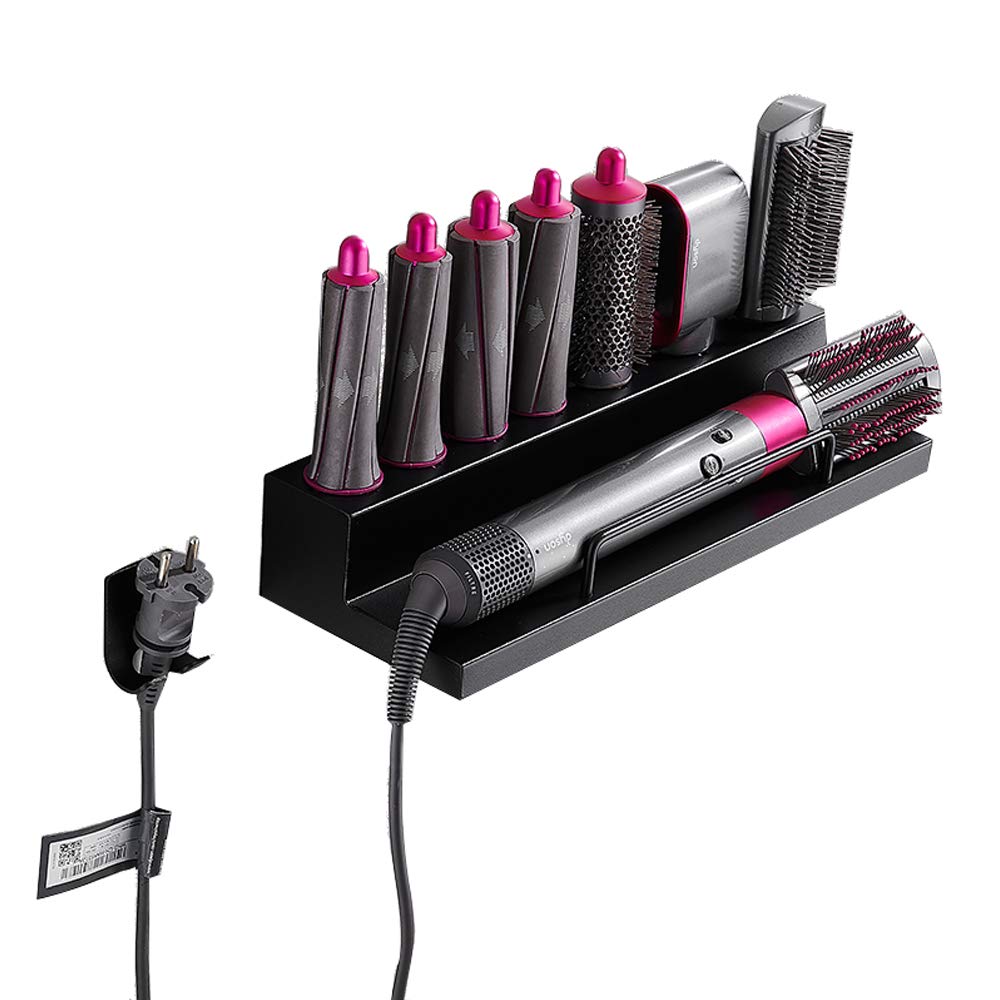Hosoncovy Wall Mount Holder for Dyson Airwrap Styler – 7 Slot Iron Rack