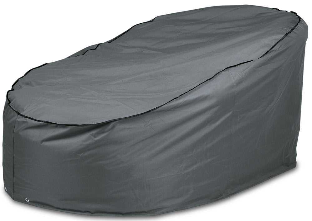 Happy People Garden Sun Lounger Cover | Black 420D Polyester | 200 cm