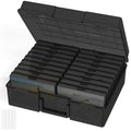 Lifewit Photo Storage Box - 18 Inner Cases for 4x6 Photos, Black