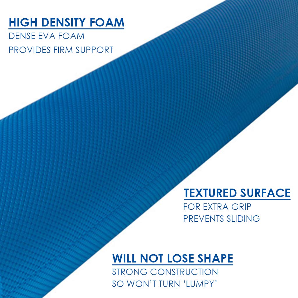 Physique Pro Foam Roller - Blue High Density EVA Deep Tissue Massage