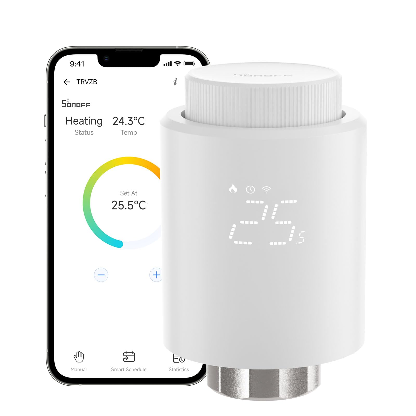 SONOFF TRVZB Zigbee Smart Thermostatic Radiator Valve | Alexa & Google