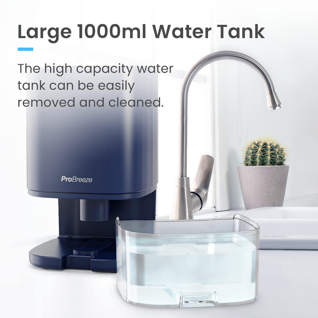 Pro Breeze 1000ml Dehumidifier – Quiet Portable Air Moisture Absorber