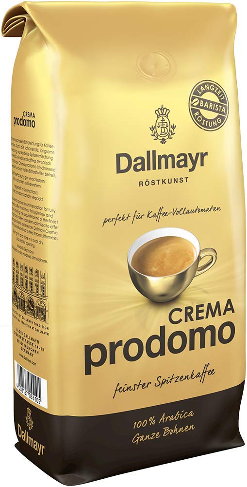 Dallmayr Medium Roast Coffee Beans – Low Acid Whole Bean (1000g)