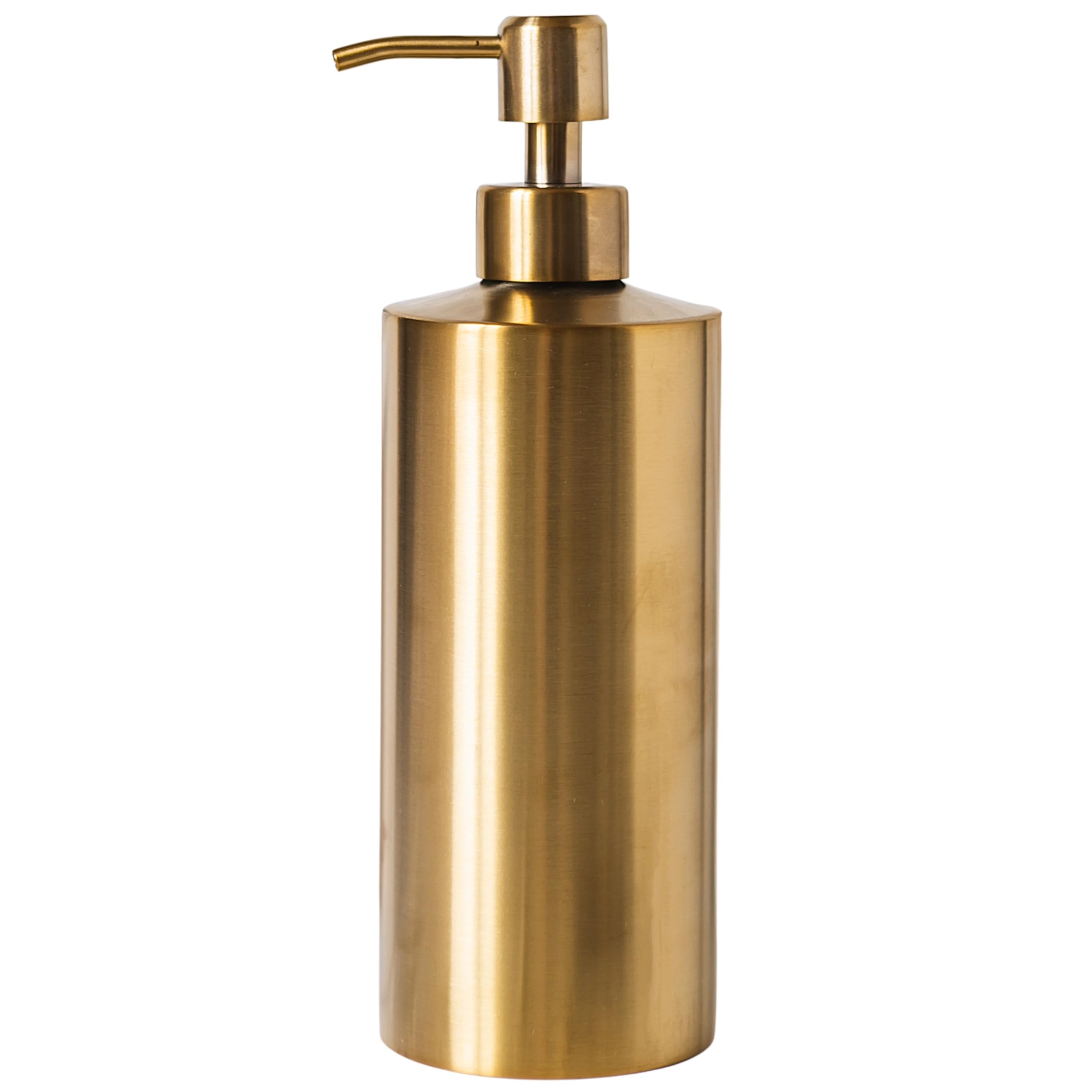 Yew Design Gold Stainless Steel Soap Dispenser | 15oz Rustproof Pump