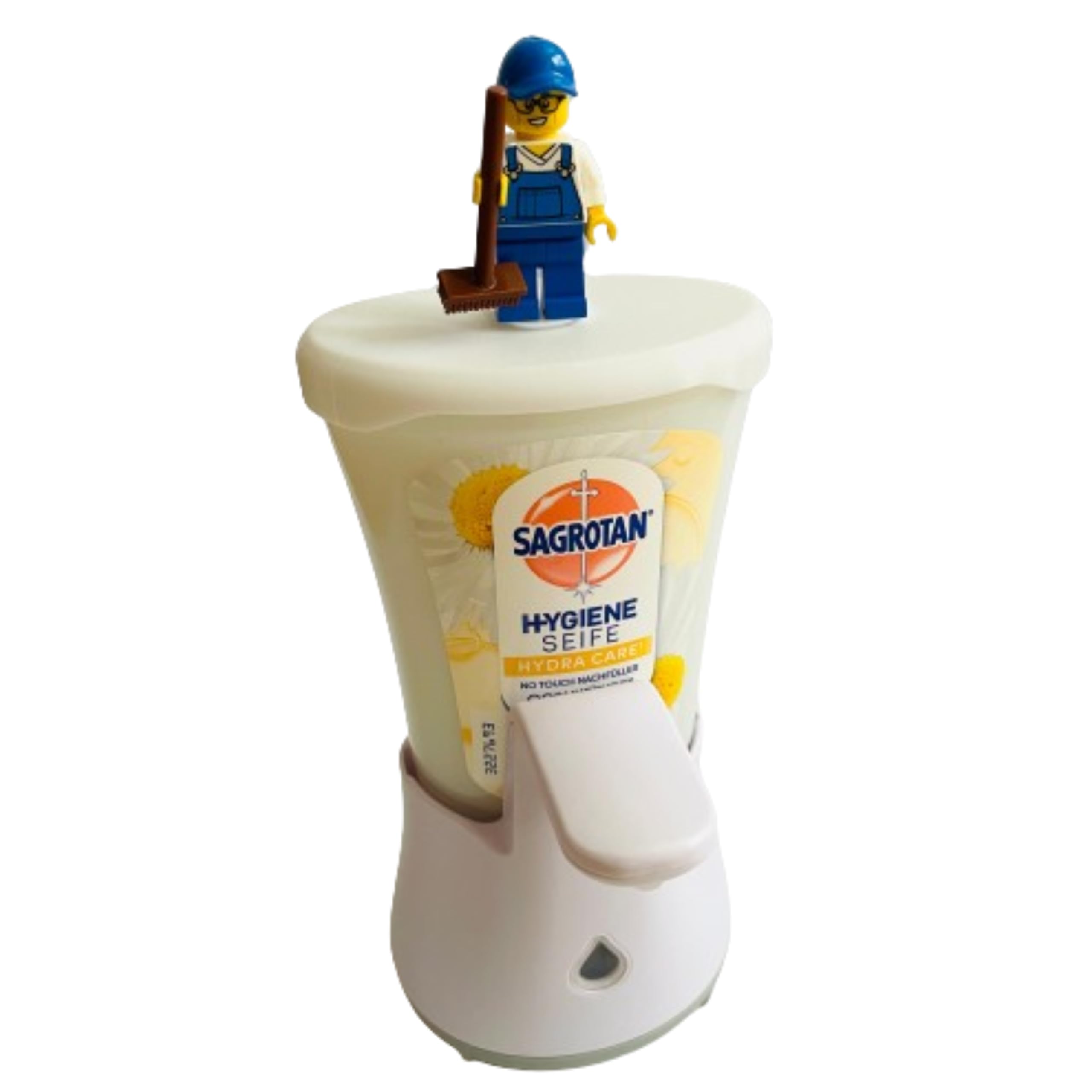 Jolof Store Refill Lid for No Touch Soap Dispenser – Building Block Base