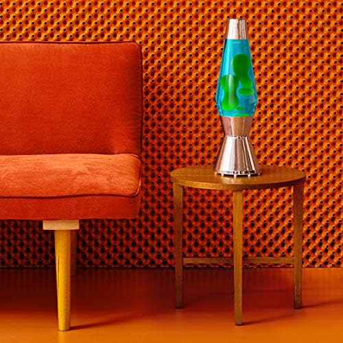 Mathmos Astro Original Lava Lamp – Blue/Green Polished Aluminium