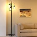 Jolof Store Industrial Floor Lamp – 190cm Dimmable Tree Lamp with 3 Bulbs