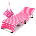Morbuy Microfiber Beach Chair Cover – Absorbent Sun Lounger Towel with Pockets