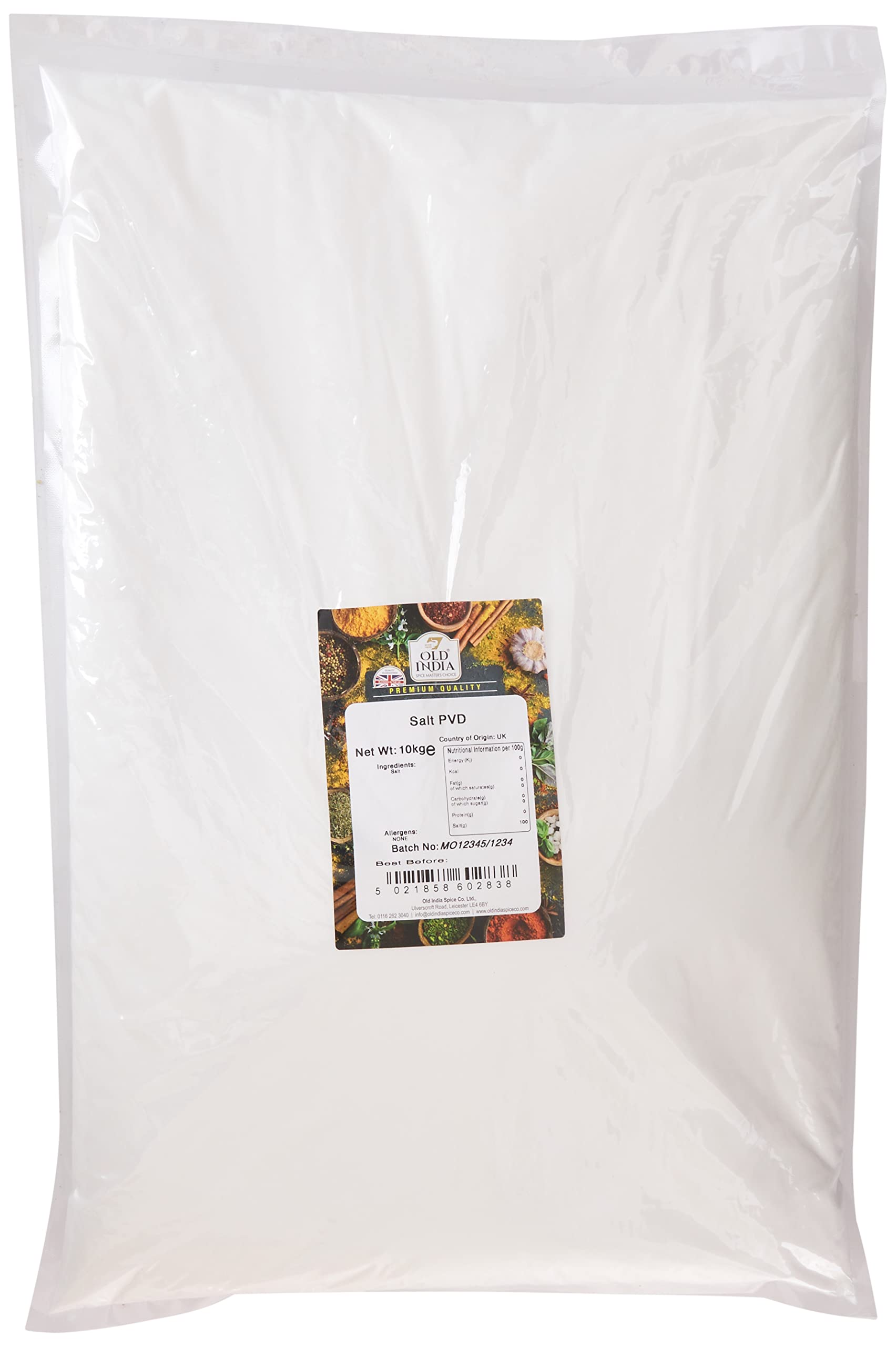 Old India Salt - 10kg Bulk Culinary Cooking Salt by