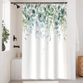 Eucalyptus Shower Curtain – Sage Green Waterproof Polyester