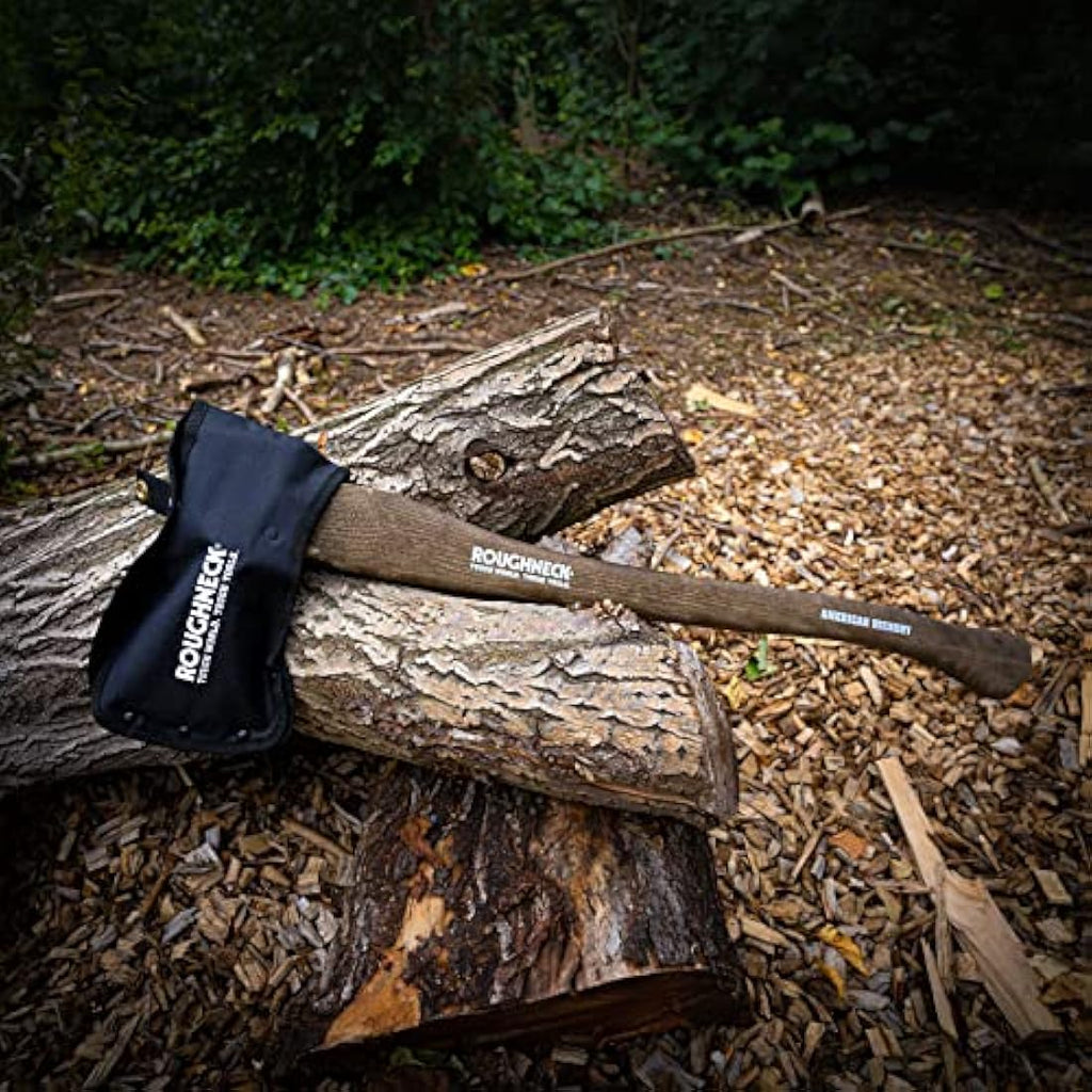 Roughneck Log Splitting Maul – 2kg Dual Wedge Head Hickory Handle