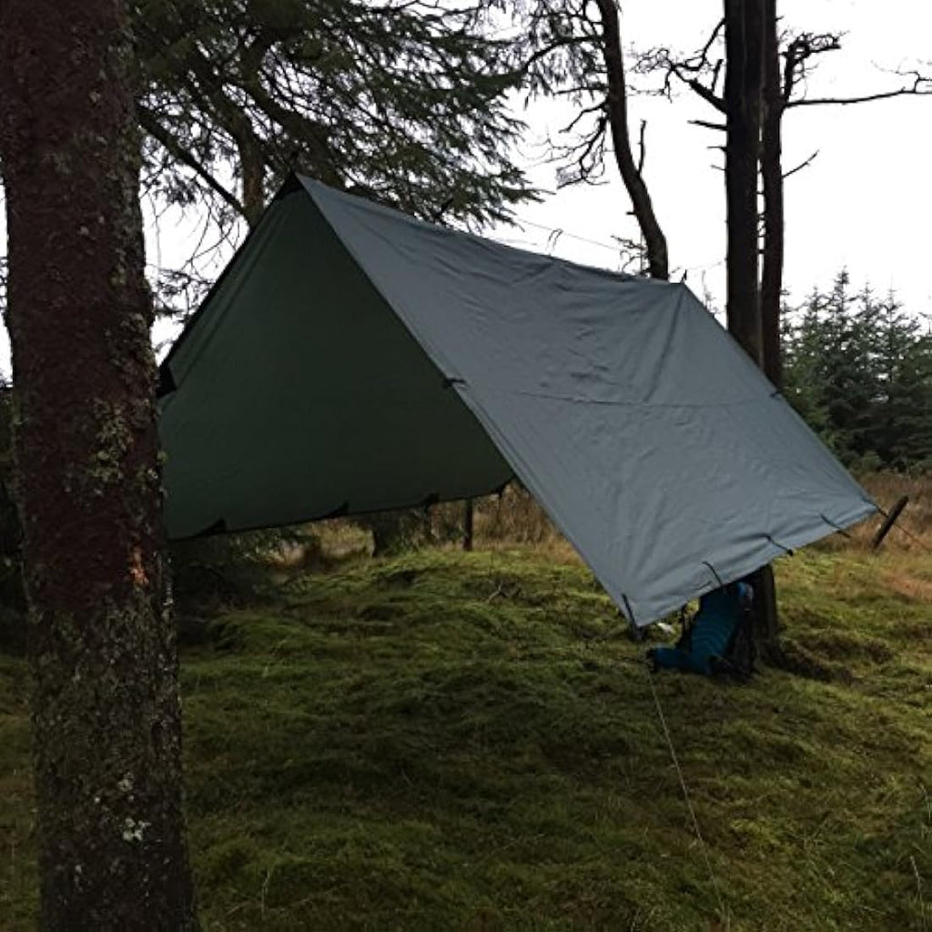 3m x 3m Bushcraft Tarp – Waterproof Polyester Bivi Basha