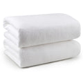 Orighty Microfibre Bath Towels – 2 Pack Soft Quick-Dry White 27x54
