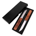 BOXOB Dragon and Phoenix 2-Piece Stainless Steel Double Blade Knife Set
