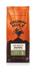 Grumpy Mule Organic Whole Bean Coffee – Top Notch Blend 1kg