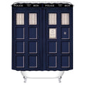 Police Box Shower Curtain – Waterproof Polyester, 70x70