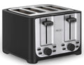 Bella 4-Slice Toaster – Stainless Steel Wide Slot with Auto Shut Off