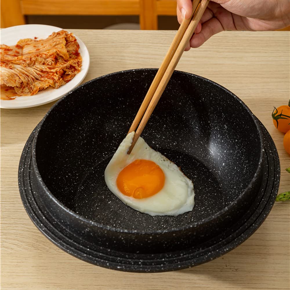 Bobikuke 24cm Non-Stick Cast Aluminum Casserole Dish – Korean Stone Bowl