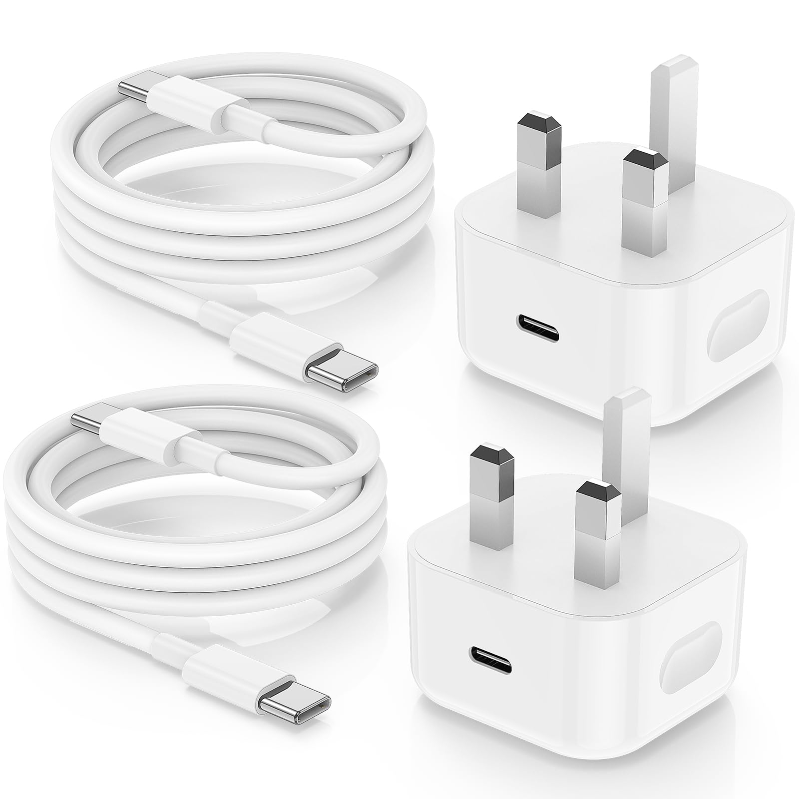 Jolof Store 20W USB C Fast Charger Plug with 2M Cable for iPhone 17 16 15