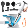 High Pressure Toilet Plunger – Stainless Steel Unblocker Kit