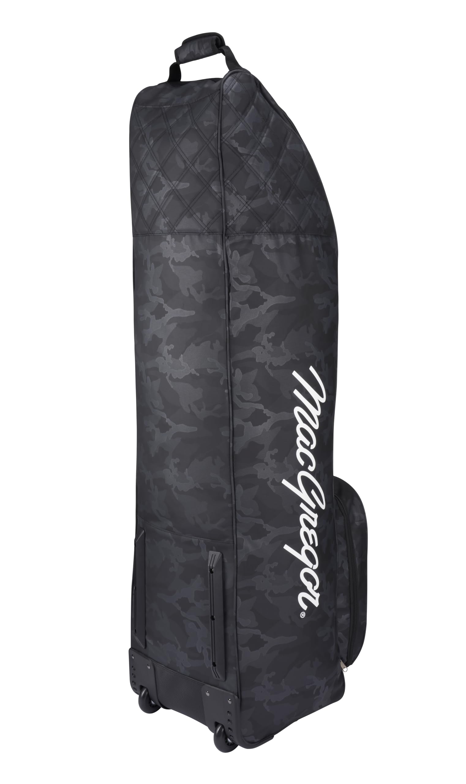 MacGregor VIP Deluxe Wheeled Golf Travel Cover – Black/Camo Polyester