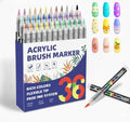 Colpart Nail Art Stifte Set – 36 Farben Acryl Marker mit feiner Spitze