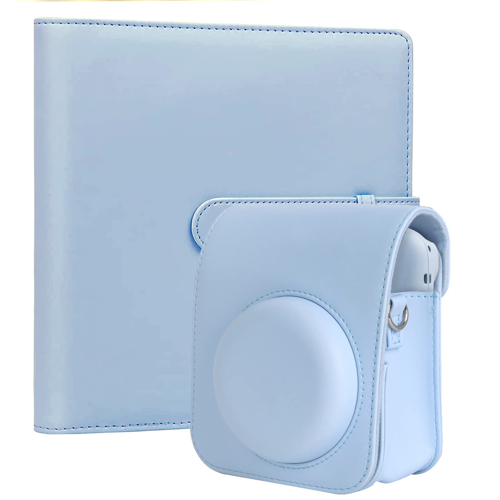 Instax Mini 12 Camera Case & 256 Pocket Photo Album - Blue