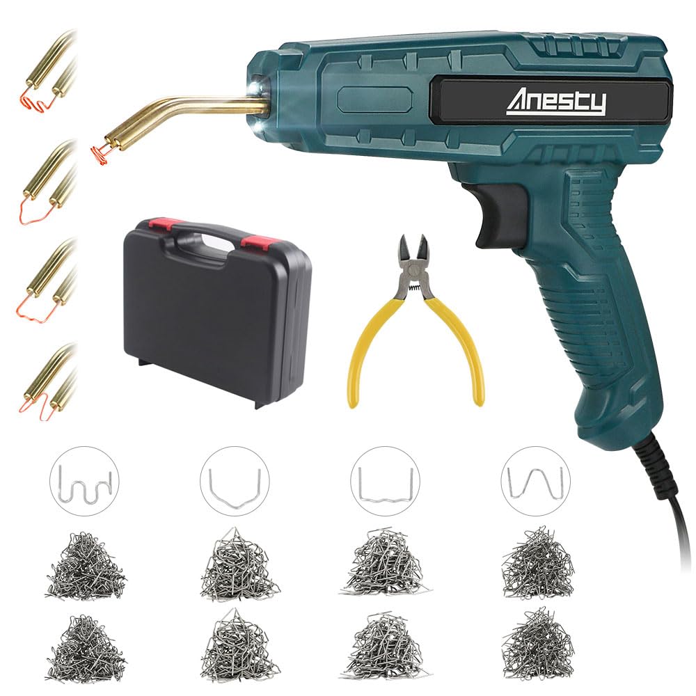 Jolof Store Hot Stapler Plastic Welder Kit – Car Bumper Repair with 800 Staples