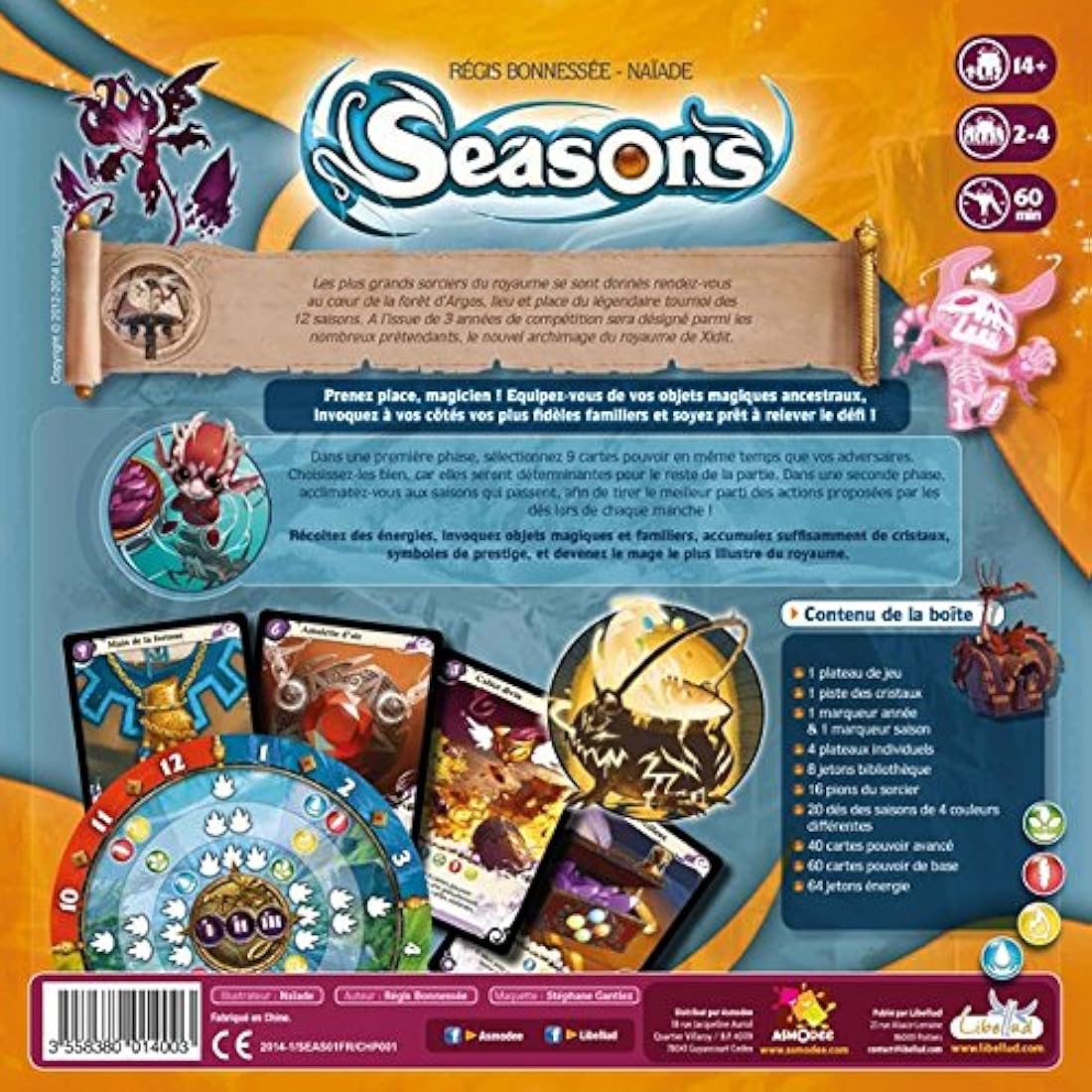 Asmodee Seasons Board Game – Strategy Tabletop Family Game by Jolof Store