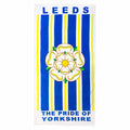 Leeds Utd Football Fans Beach Towel | 100% Cotton Bath Towel, 150x75cm